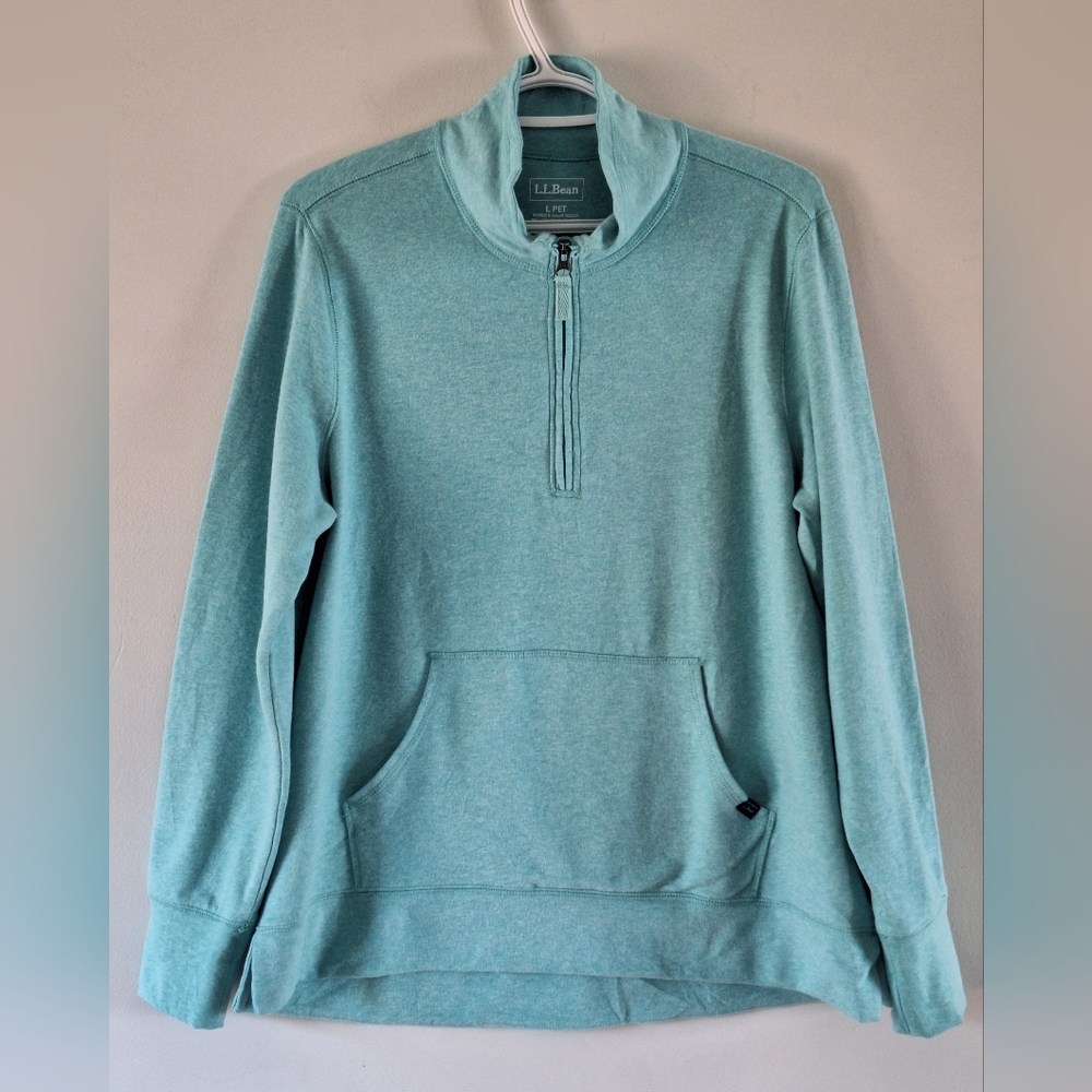 L.L Bean Quarter Zip Pullover- Large Petite